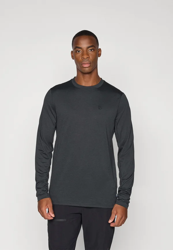 ABISKO DAY HIKE LS M - Langarmshirt - black