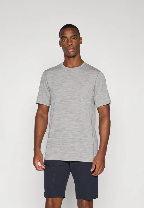 ABISKO LITE M - T-Shirt basic - grey melange
