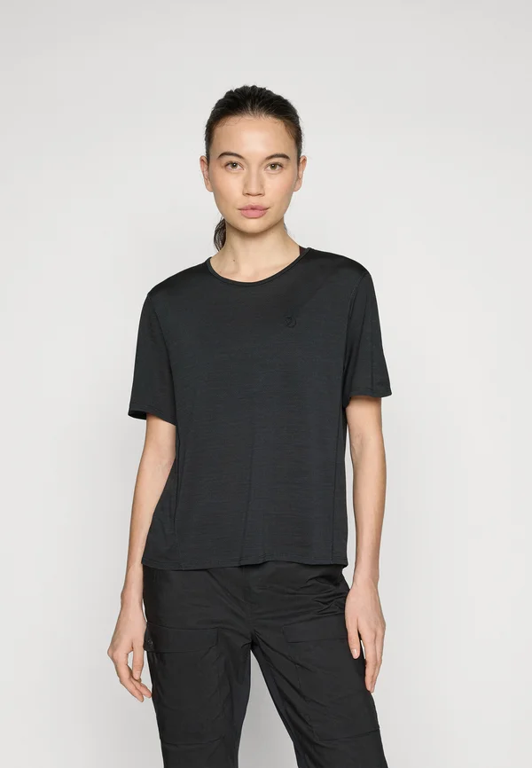 ABISKO LITE W - T-Shirt basic - black