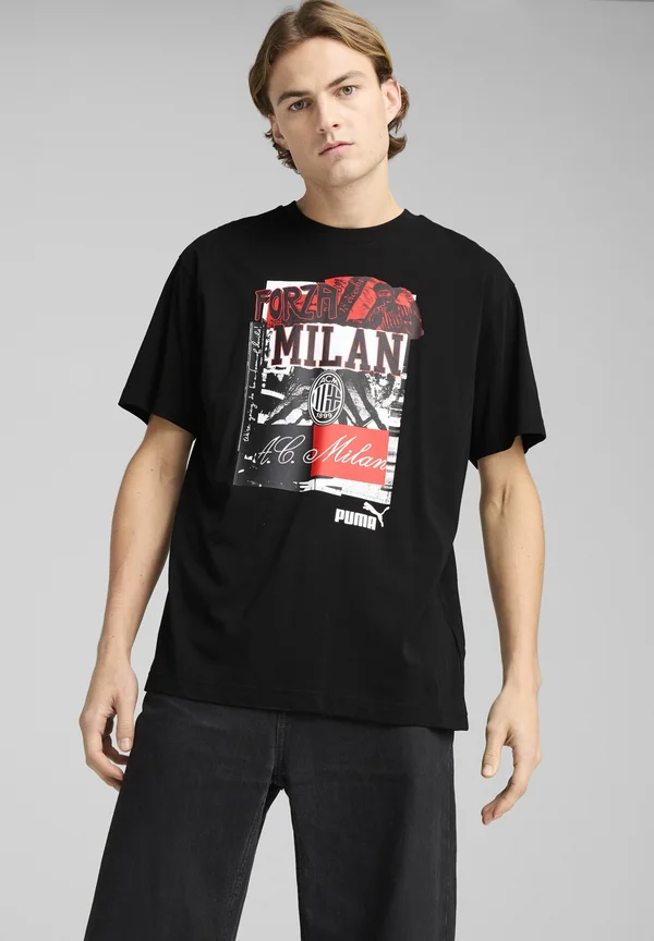 AC MILAN FTBLNRGY - T-Shirt print - black for all time red
