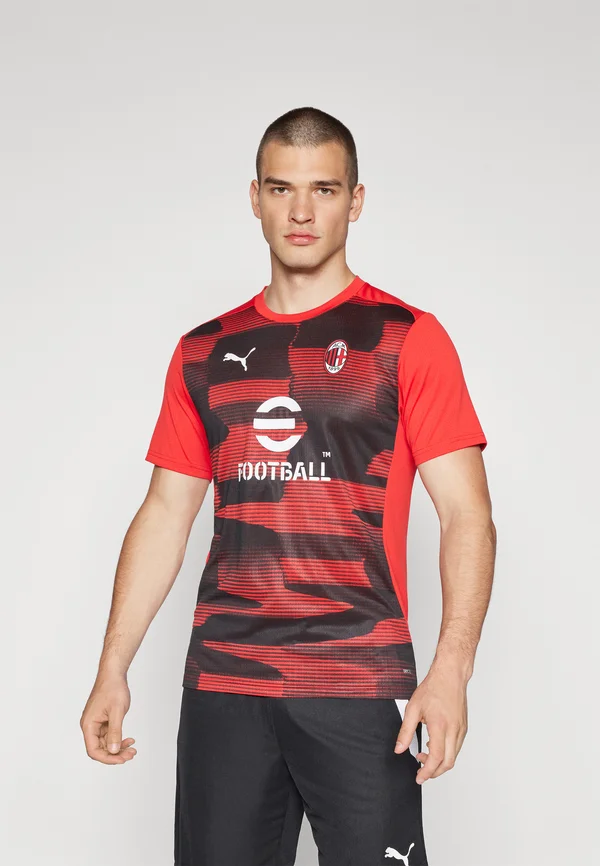 AC MILAN PREMATCH - Sport T-Shirt - red/black