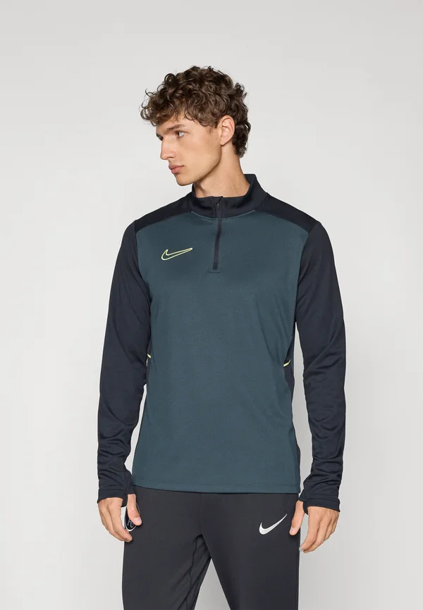 ACADEMY DRILL TOP - Langarmshirt - seaweed/black/limelight