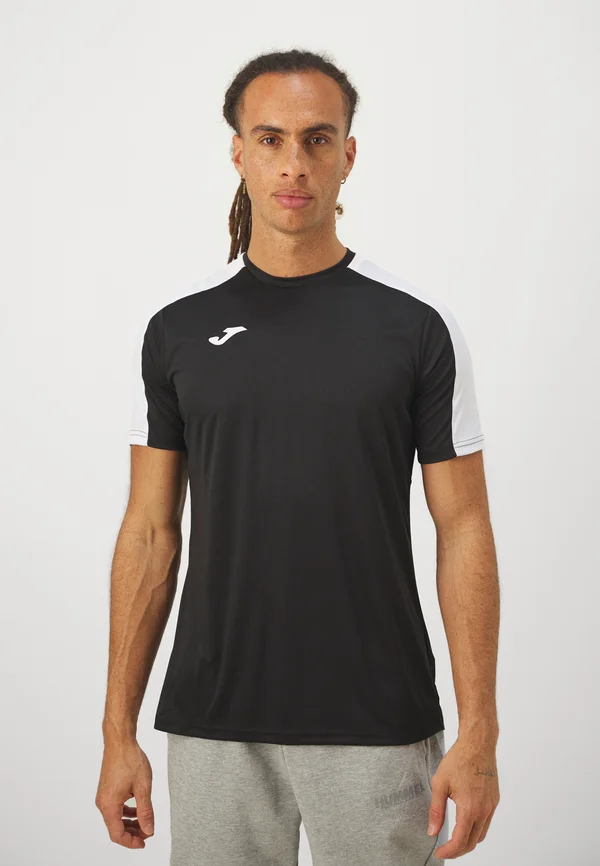 ACADEMY - Sport T-Shirt - black/white