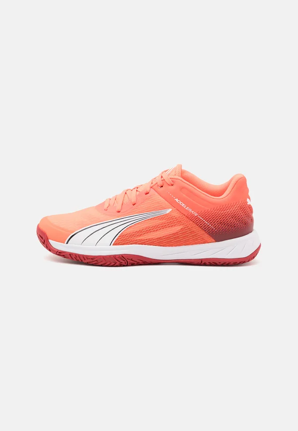 ACCELERATE TURBO - Handballschuh - glowing red/white/dark crimson/ black