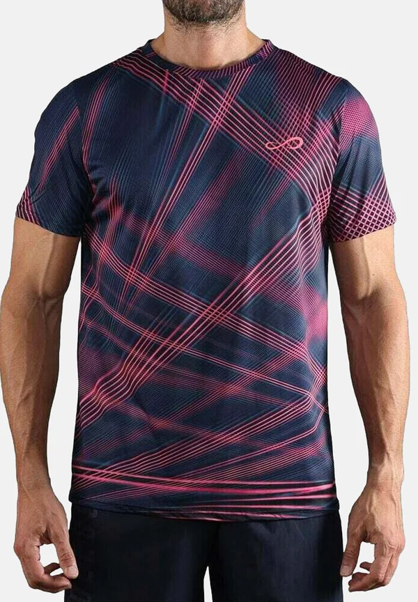 ACE ORBITAL - Sport T-Shirt - blue bright coral