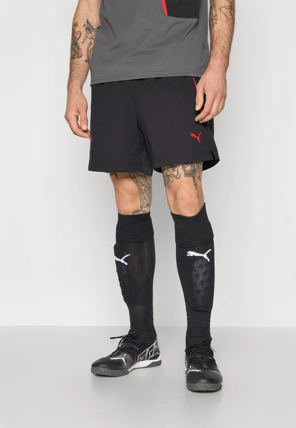 ACM RELAXED SHORTS - Vereinsmannschaften - black/for all time red