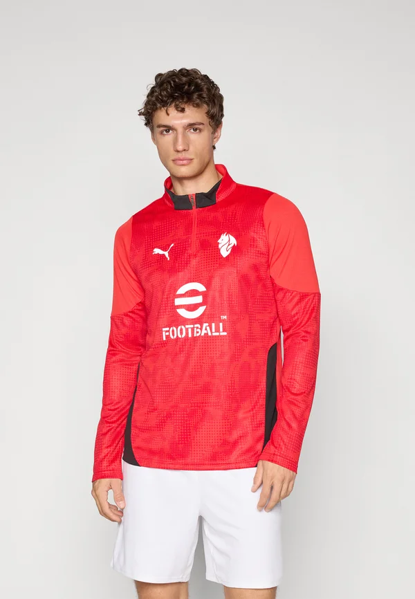 ACM TRAINING 1/4 ZIP TOP - Langarmshirt - for all time red/black