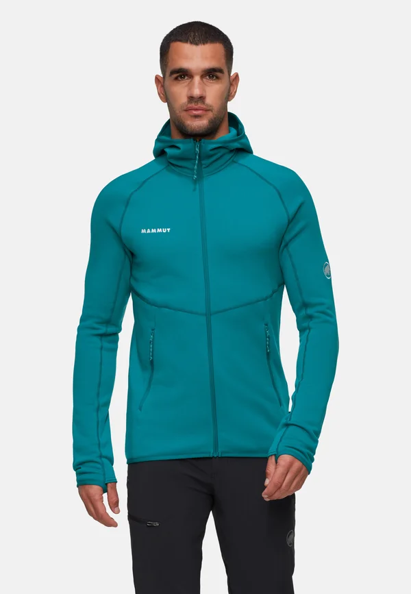 ACONCAGUA HOODED - Fleecejacke - deep teal