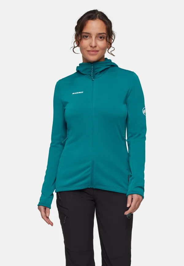 ACONCAGUA LIGHT ML HOODED  - Fleecejacke - deep teal