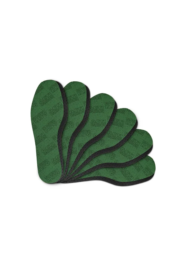 ACTIVE CARBON 6 PAIR PACK  - Schuhsohle/Fußbett - green