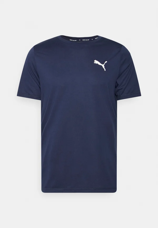 ACTIVE SMALL LOGO TEE - T-Shirt basic - peacoat