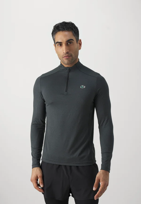 ACTIVE TRAINING - Langarmshirt - heather fusain/heather fusain
