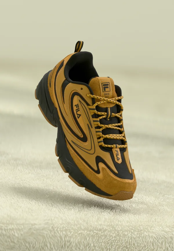 ACTIX - Sneaker low - amber gold/black