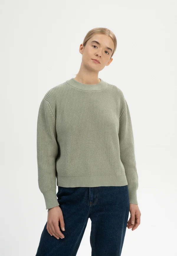 ADAH - Strickpullover - green clay