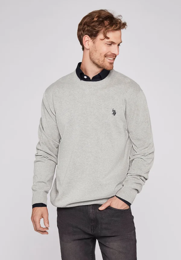 ADAIR - Strickpullover - grey melange