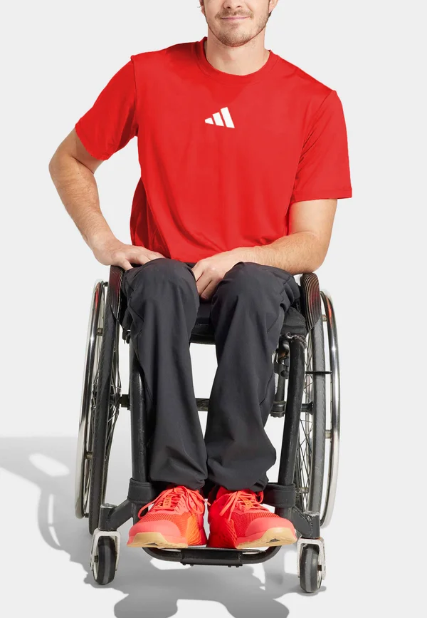 ADAPT WORKOUT - T-Shirt print - bright red white