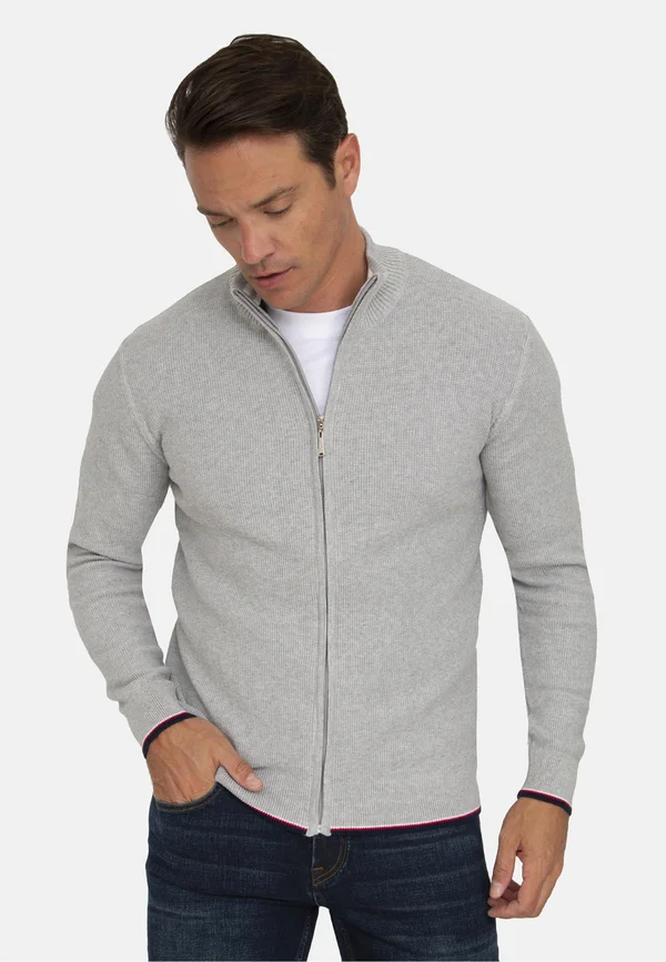 ADEMIR - Strickjacke - grey melange