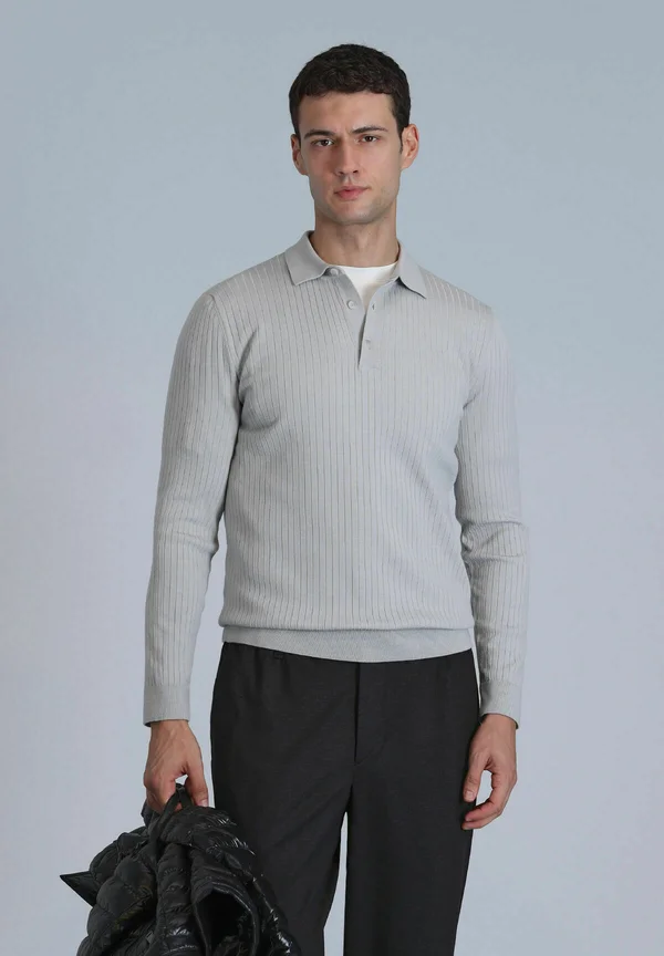 ADEN - Strickpullover - grau