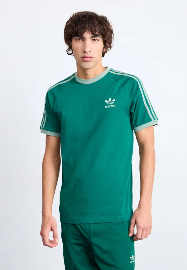 ADICOLOR CLASSICS 3-STRIPES - T-Shirt print - collegiate green