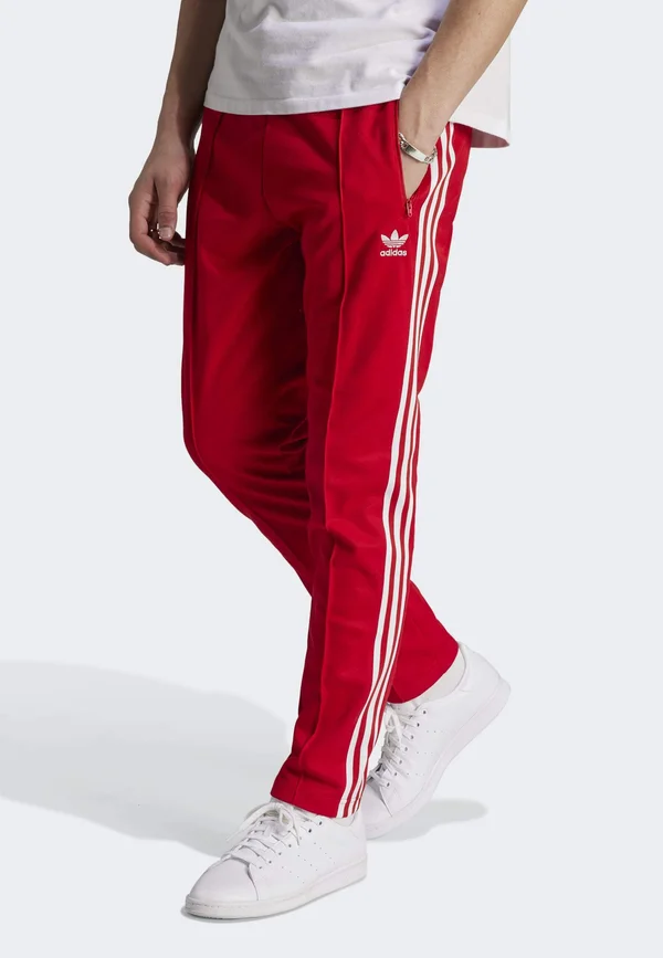 ADICOLOR CLASSICS BECKENBAUER TRACK PANTS - Jogginghose - better scarlet   white