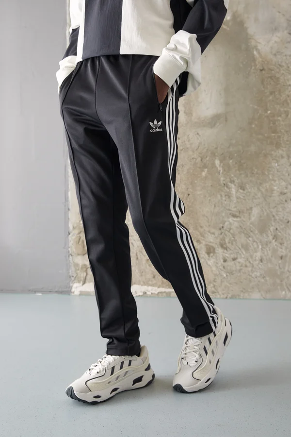 ADICOLOR CLASSICS BECKENBAUER TRACK PANTS - Jogginghose - black/white
