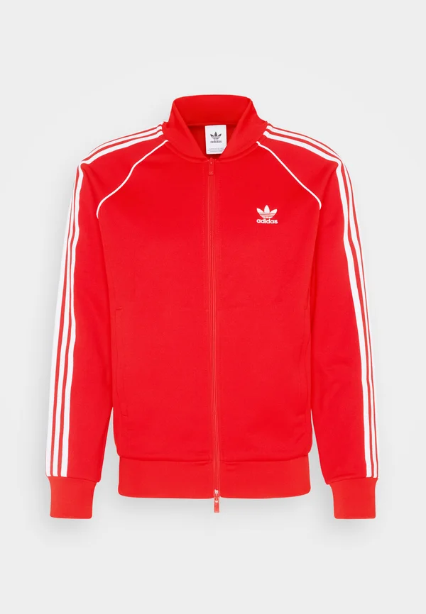 ADICOLOR CLASSICS SUPERSTAR TRACK - Sweatjacke - better scarlet/white