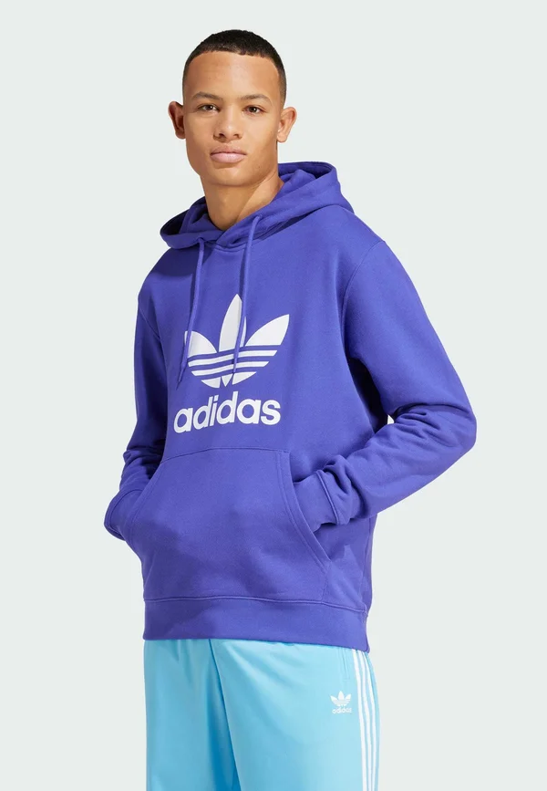 ADICOLOR CLASSICS TREFOIL - Kapuzenpullover - energy ink