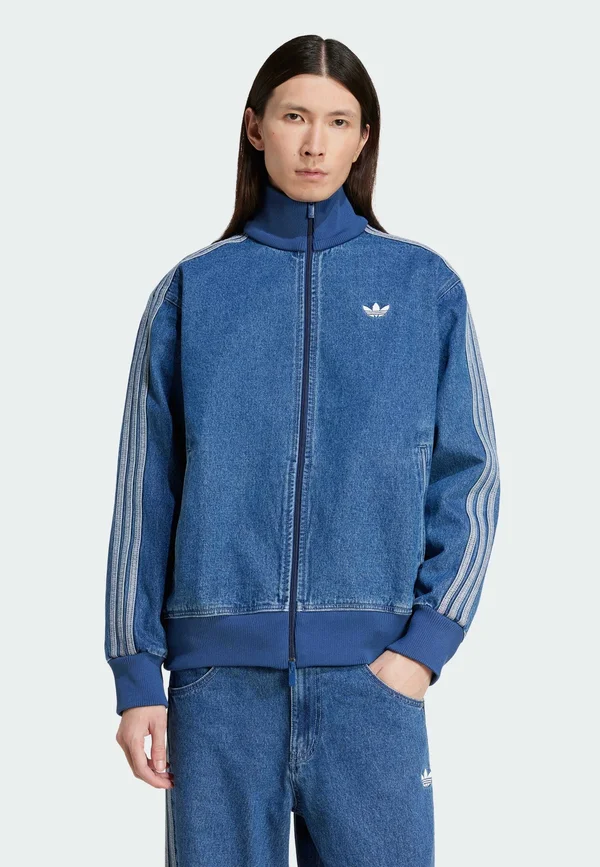 ADICOLOR DENIM FIREBIRD TRACK - Jeansjacke - medium blue denim