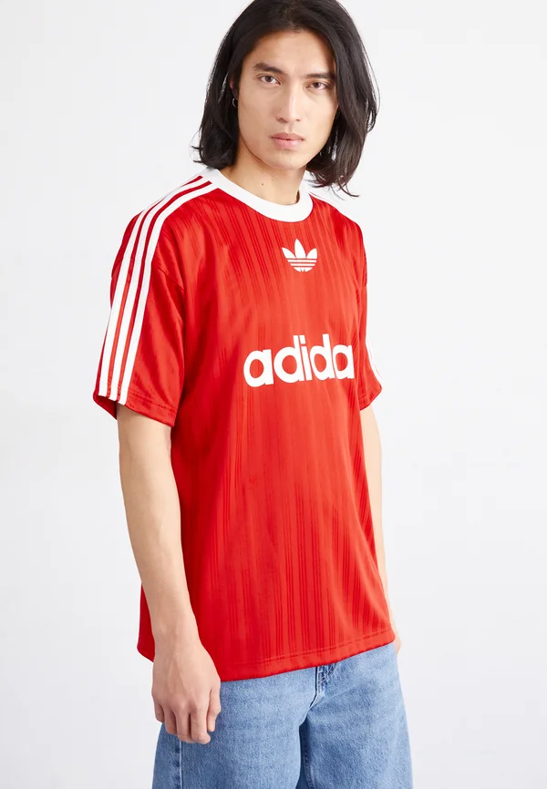 ADICOLOR - T-Shirt print - better scarlet/white