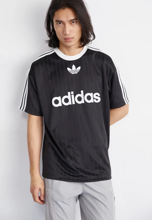 ADICOLOR - T-Shirt print - black/white