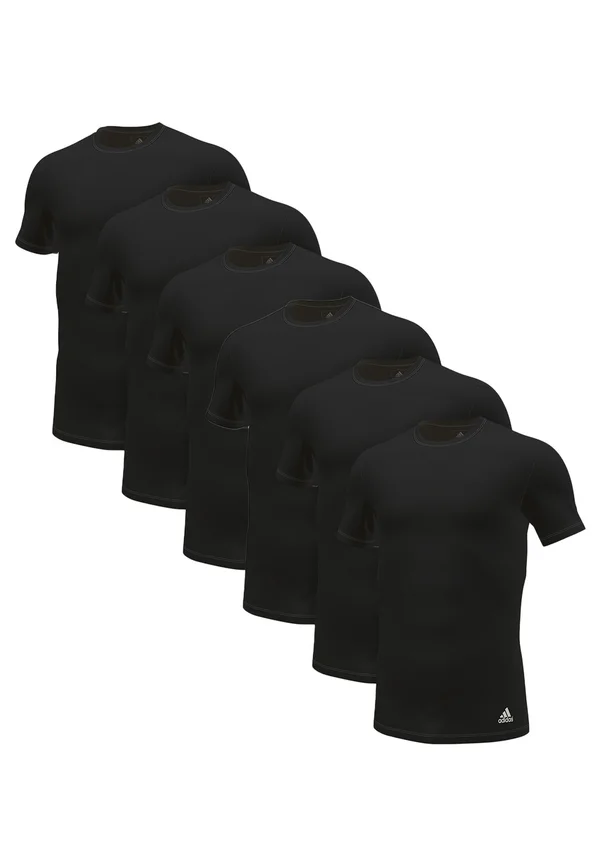 ADIDAS SPORT UNTERHRMD / SHIRT KURZARM 6ER PACK ACTIVE CORE COTTON - UNDERSHIRT - ADIDAS SPORTSWEAR - Unterhemd/-shirt - schwarz