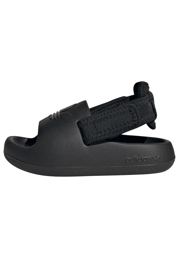 ADIFOM ADILETTE KIDS - Pantolette flach - core black   core black   core black