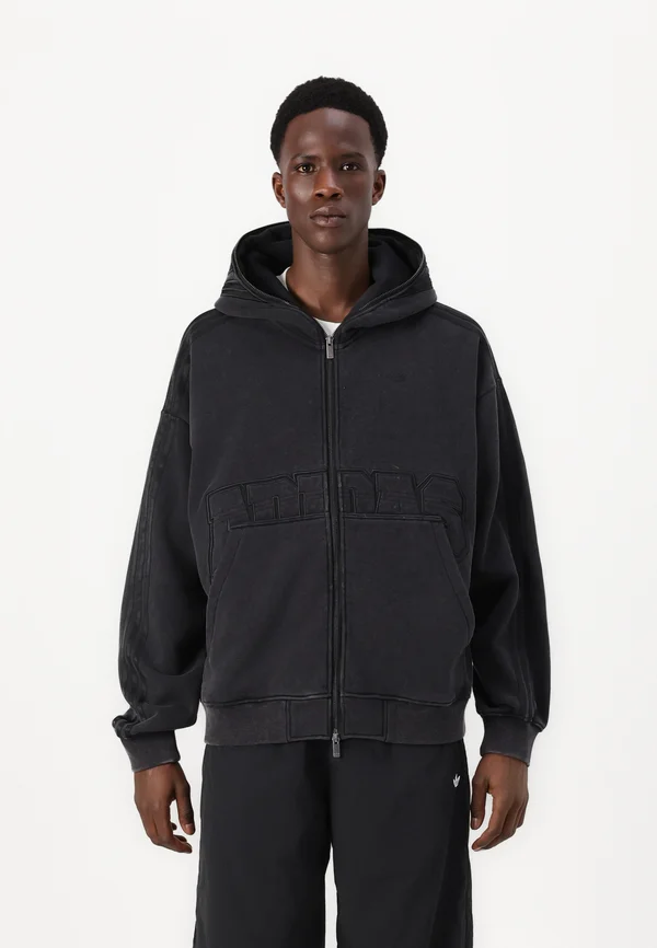 ADILENIUM SEASONAL 3 GRAPHIC FULL-ZIP - Sweatjacke - black