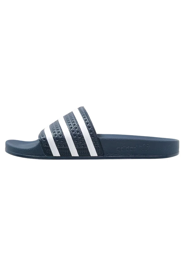 ADILETTE - Pantolette flach - blue/white