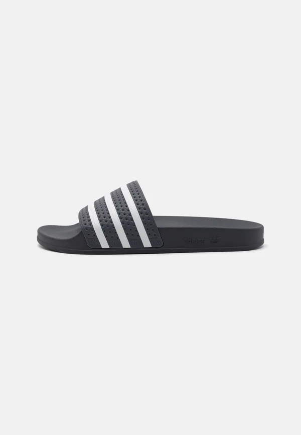 ADILETTE UNISEX - Pantolette flach - grey six/footwear white
