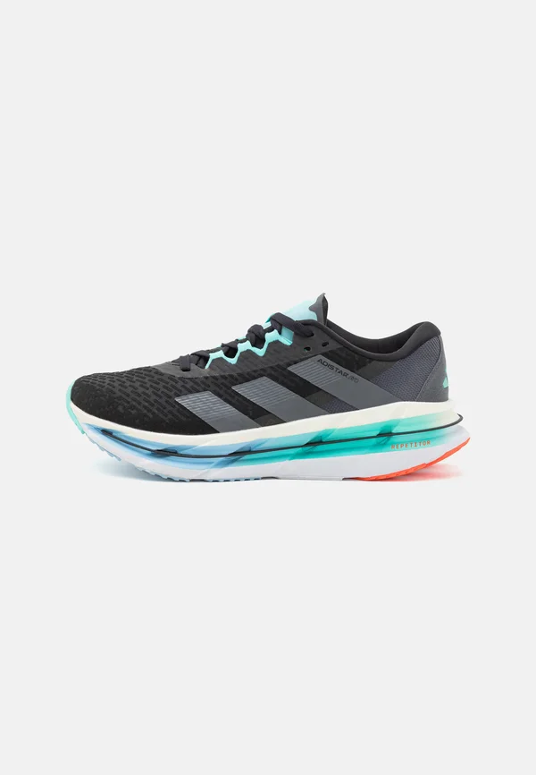 ADISTAR BYD - Laufschuh Straße - core black/iron metallic/flash aqua