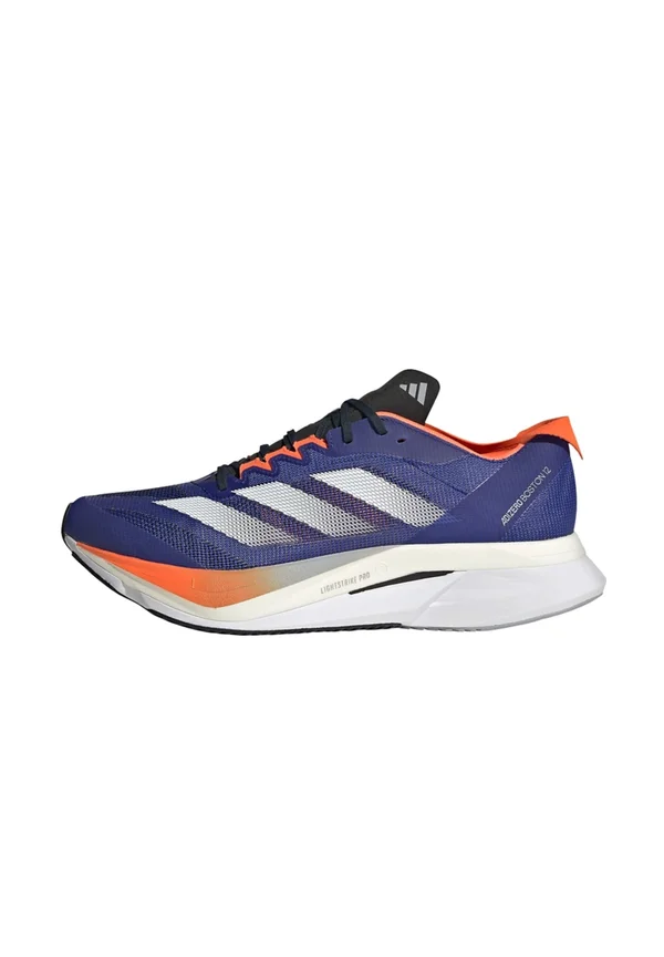 ADIZERO BOSTON 12 - Laufschuh Straße - lucid blue   cloud white   impact orange