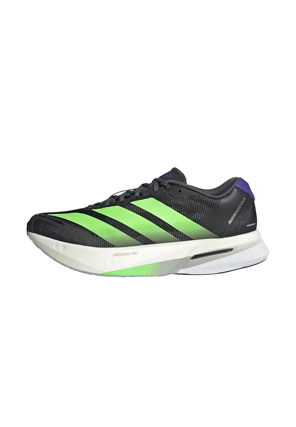 ADIZERO BOSTON 13 - Laufschuh Straße - core black   lime burst   energy ink