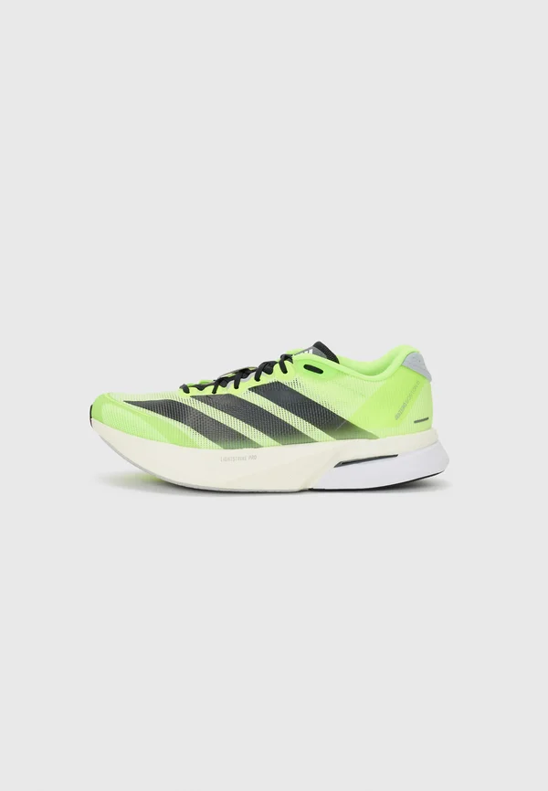 ADIZERO BOSTON 13 - Laufschuh Straße - lucid lemon/core black/silver-coloured