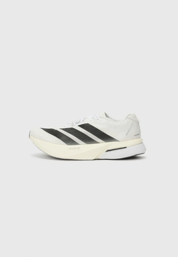 ADIZERO BOSTON 13 - Laufschuh Straße - white/core black/dash grey