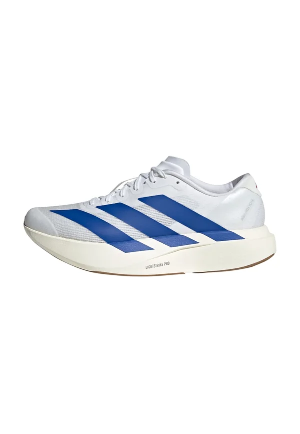 ADIZERO EVO SL - Laufschuh Straße - cloud white   royal blue   pure ruby
