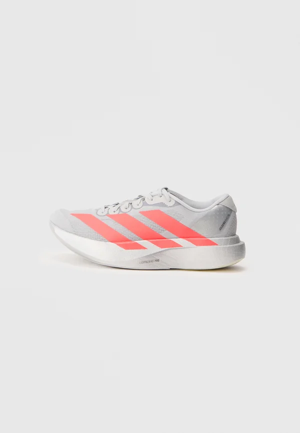 ADIZERO EVO SL - Sneaker low - silver-coloured/lucid red/iron-coloured