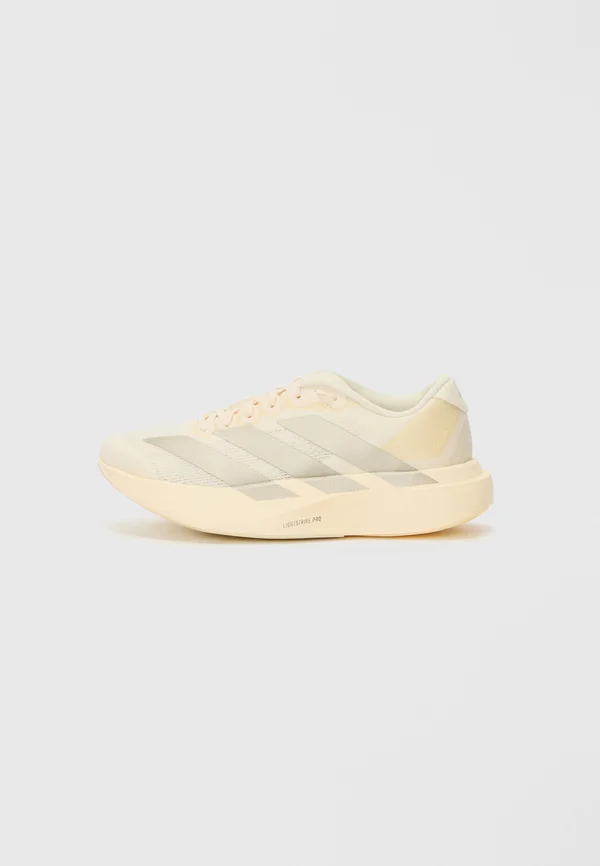 ADIZERO EVO SL - Sneaker low - white/cyber metallic/warm vanilla