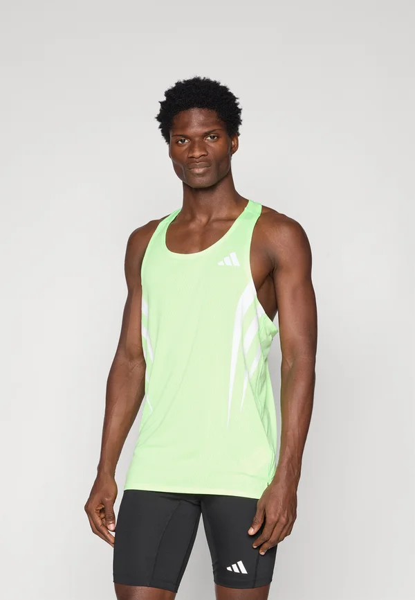 ADIZERO SINGLET - Top - lime burst