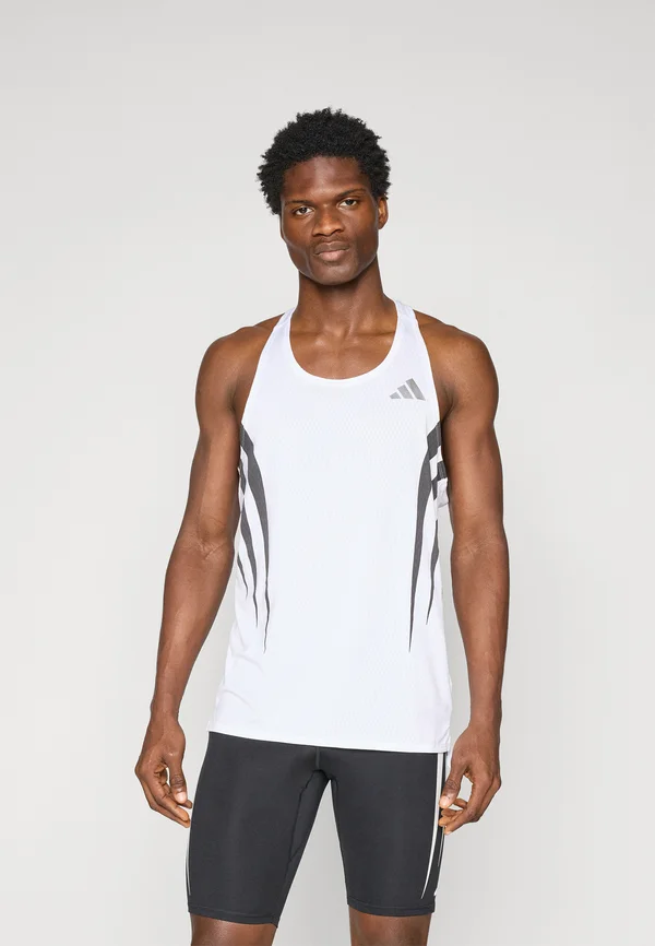 ADIZERO SINGLET - Top - white