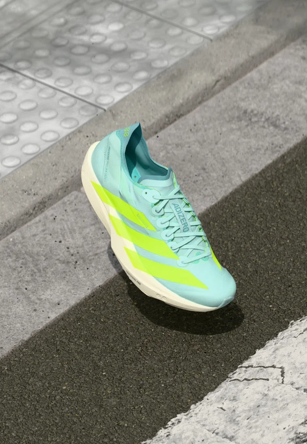 ADIZERO TAKUMI SEN 11 - Laufschuh Straße - semi flash aqua/lucid lemon/flash aqua