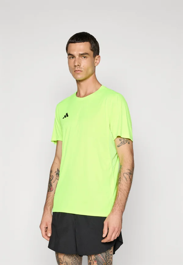 ADIZERO TEE - Sport T-Shirt - lucid lemon