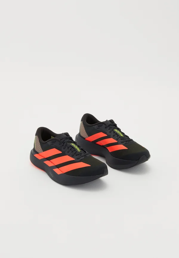 ADIZERO UNISEX - Sneaker low - carbon/lucid red/solar slime