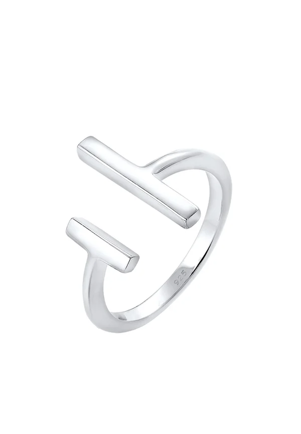 ADJUSTABLE BASIC GEO - Ring - silberfarben