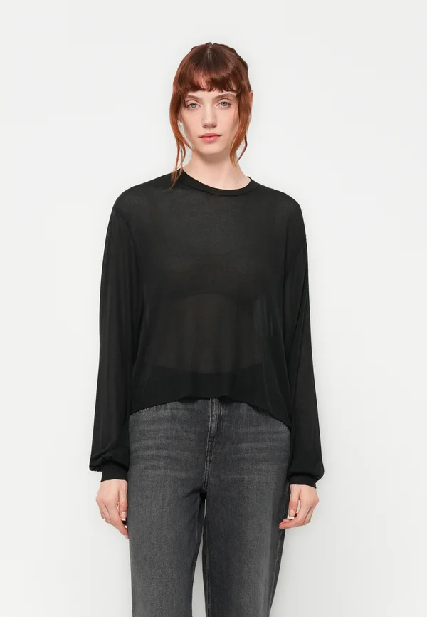 ADKATO - Strickpullover - black